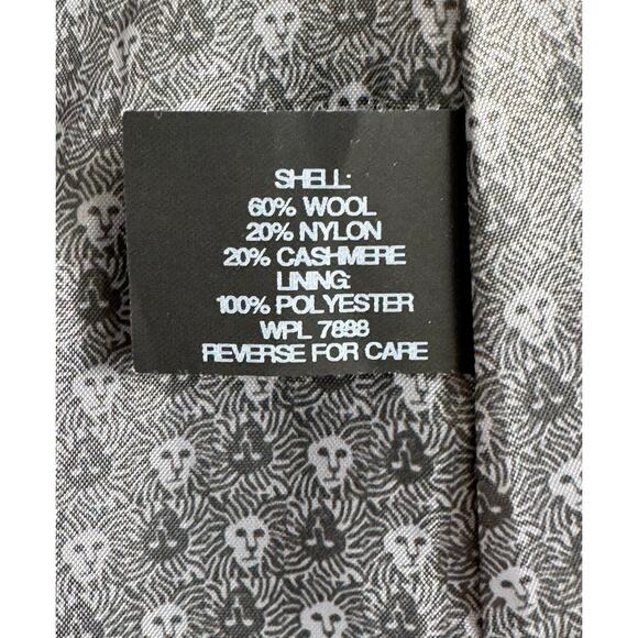 Anne Klein Notch Collar Wool And Cashmere Button Coat Gray Size 16 - Picture 4 of 11